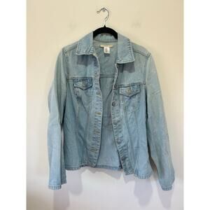 H&M light jean jacket womens 8